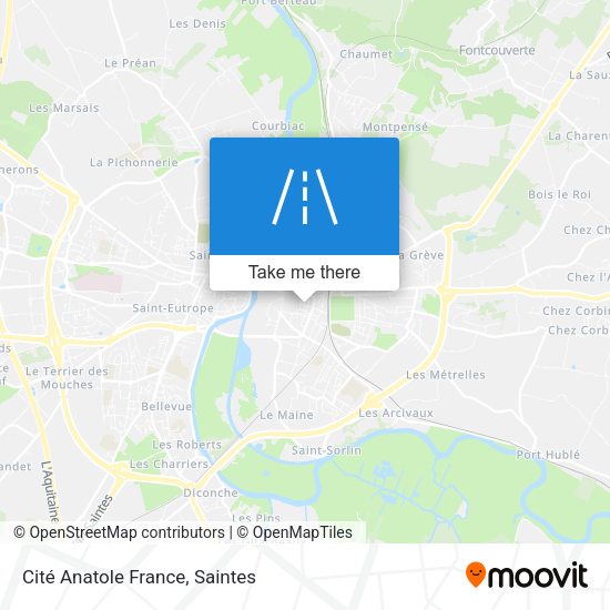 Cité Anatole France map