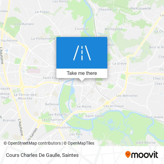 Cours Charles De Gaulle map