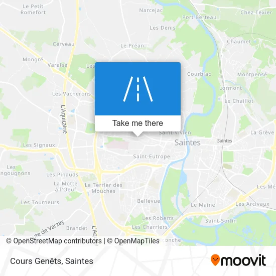Cours Genêts map