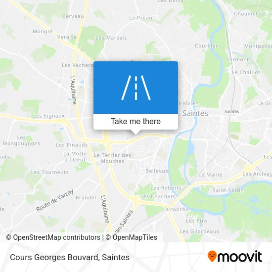 Cours Georges Bouvard map
