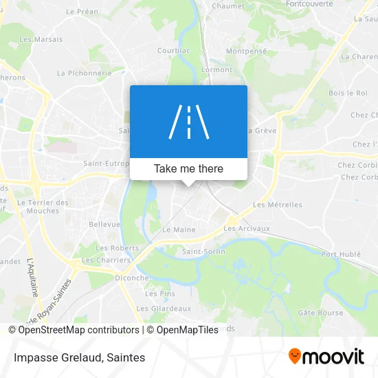 Impasse Grelaud map