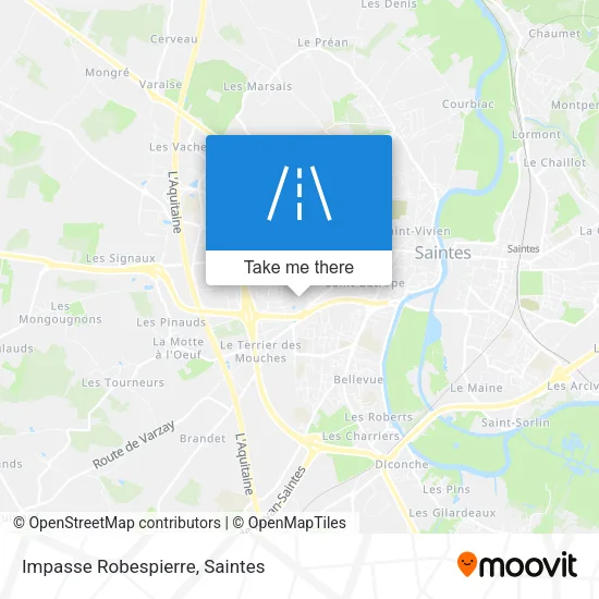 Impasse Robespierre map