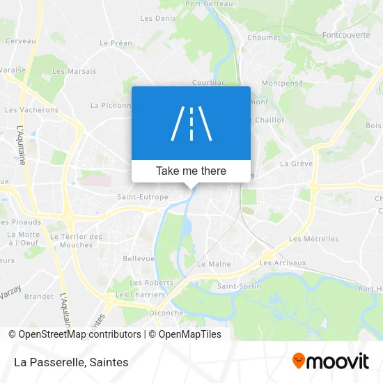 La Passerelle map