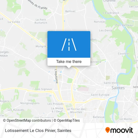 Lotissement Le Clos Pinier map