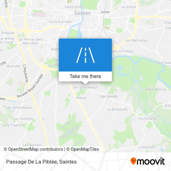 Passage De La Piblée map