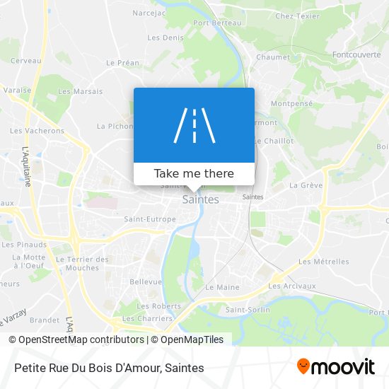 Petite Rue Du Bois D'Amour map