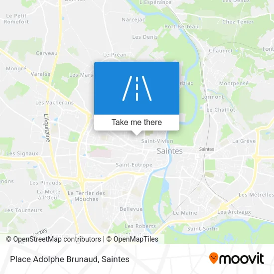 Place Adolphe Brunaud map