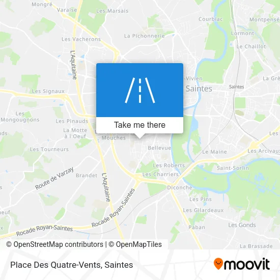 Place Des Quatre-Vents map