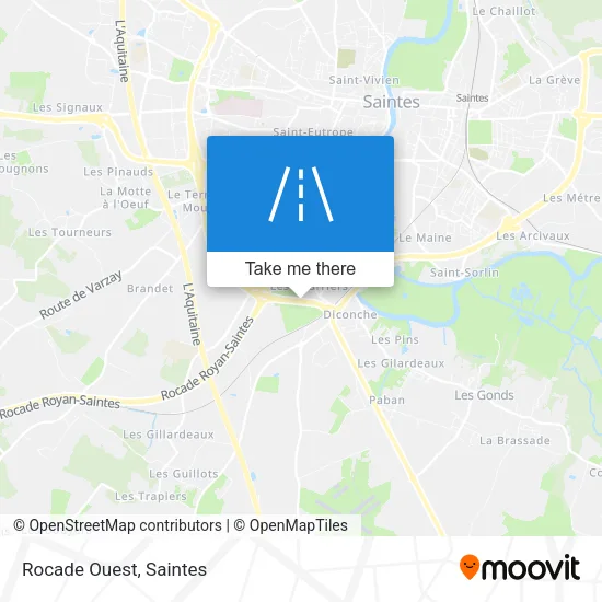 Rocade Ouest map