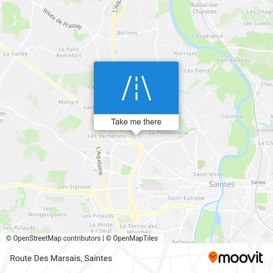 Route Des Marsais map