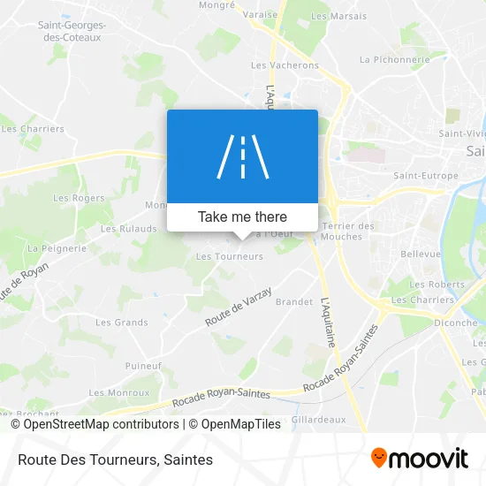 Route Des Tourneurs map