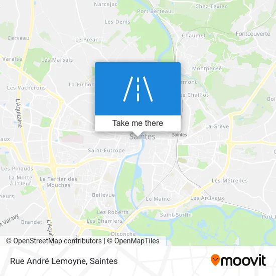 Rue André Lemoyne map