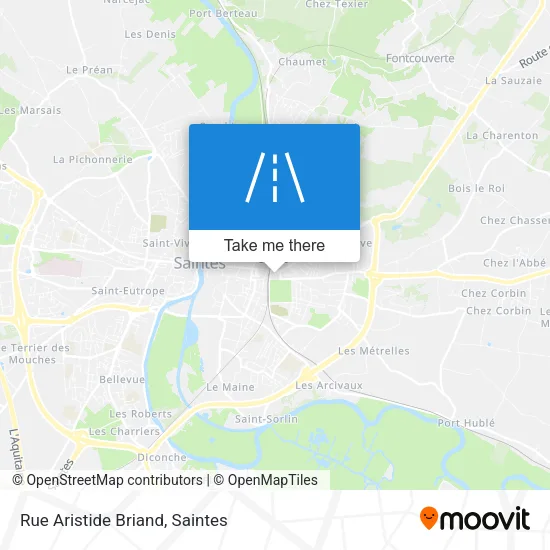 Rue Aristide Briand map