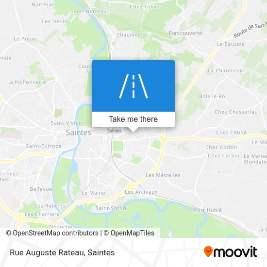 Rue Auguste Rateau map