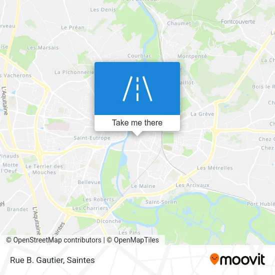 Rue B. Gautier map