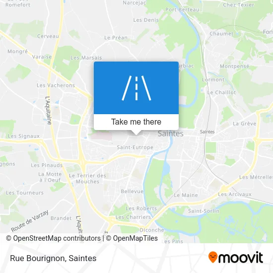 Rue Bourignon map