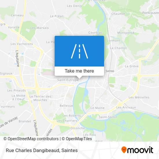 Rue Charles Dangibeaud map