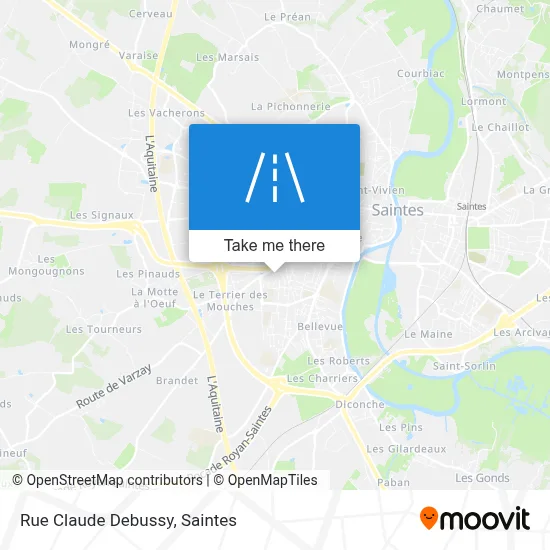 Rue Claude Debussy map