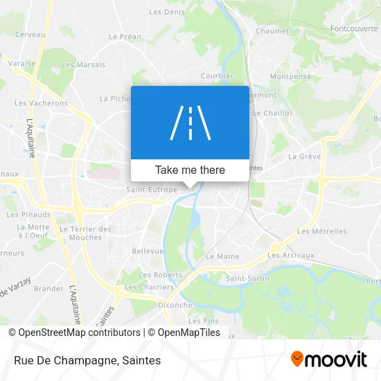 Rue De Champagne map