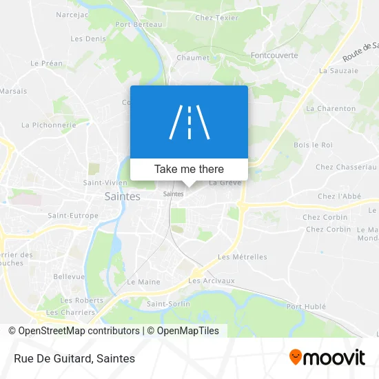 Rue De Guitard map