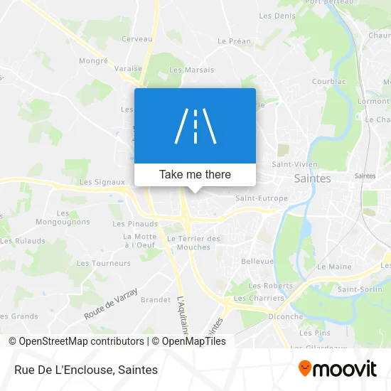 Rue De L'Enclouse map