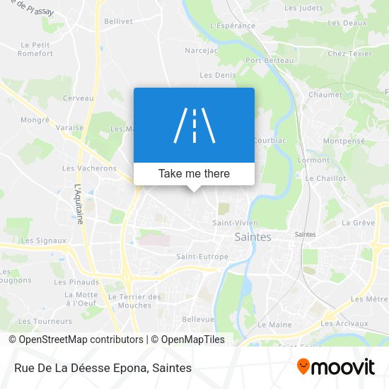 Rue De La Déesse Epona map