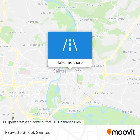 Rue De La Fauvette map