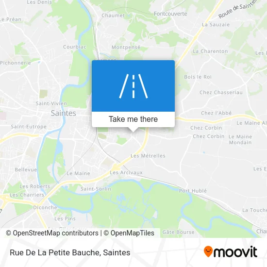 Rue De La Petite Bauche map