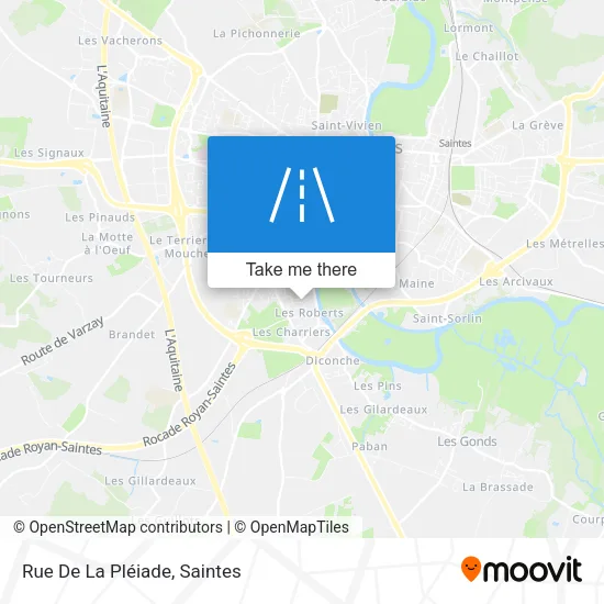 Rue De La Pléiade map