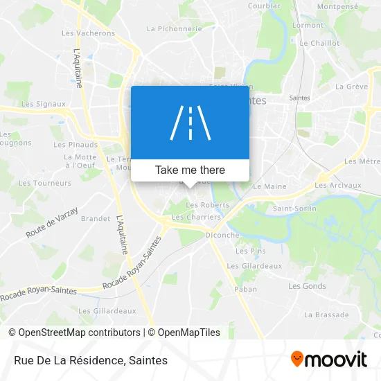 Rue De La Résidence map