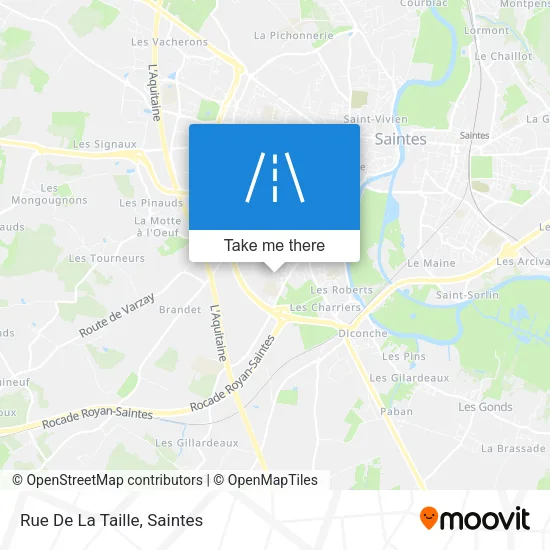 Rue De La Taille map