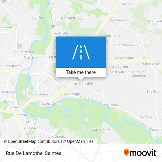 Rue De Lamothe map