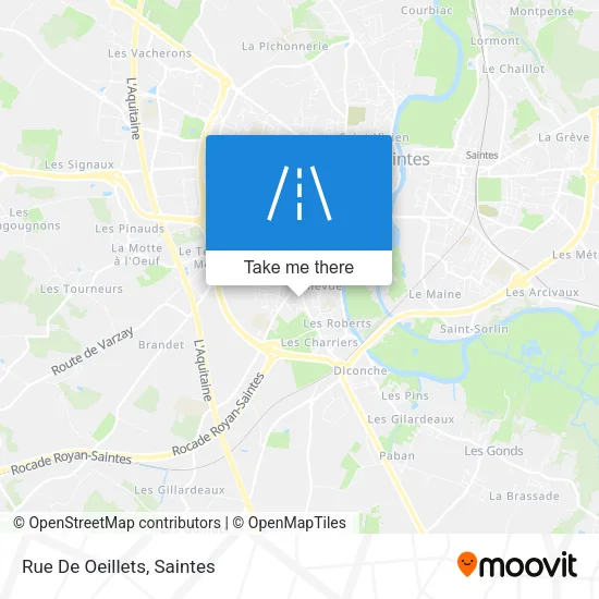 Rue De Oeillets map