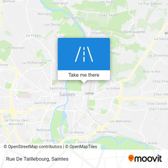 Rue De Taillebourg map