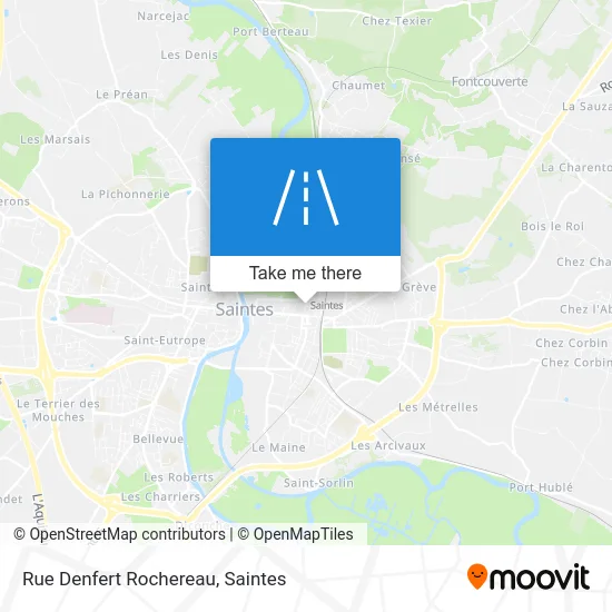 Rue Denfert Rochereau map