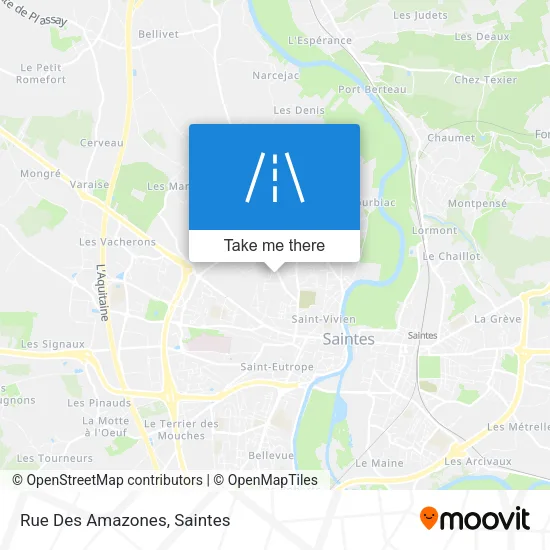 Rue Des Amazones map