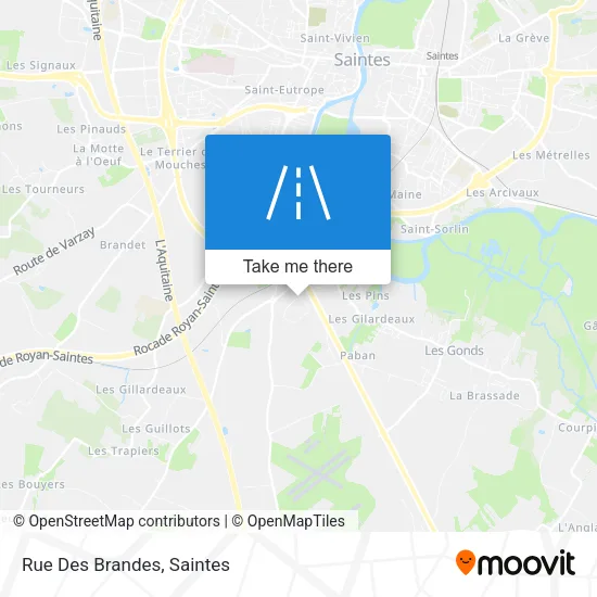 Rue Des Brandes map