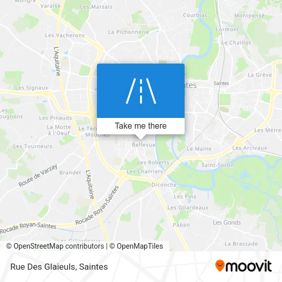 Rue Des Glaieuls map