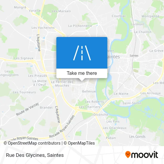 Rue Des Glycines map