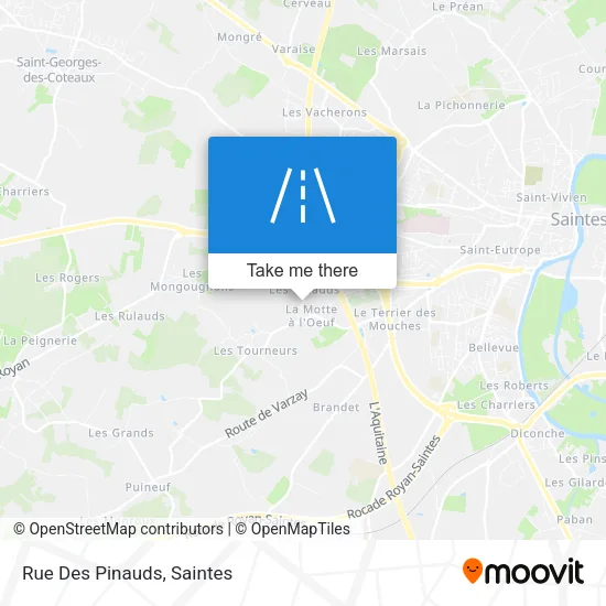 Rue Des Pinauds map