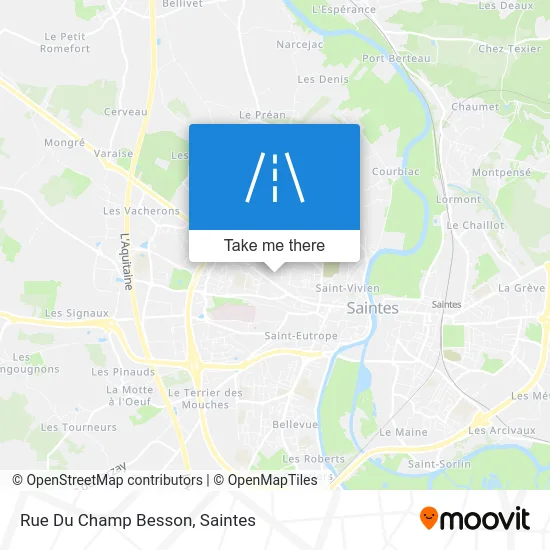 Rue Du Champ Besson map
