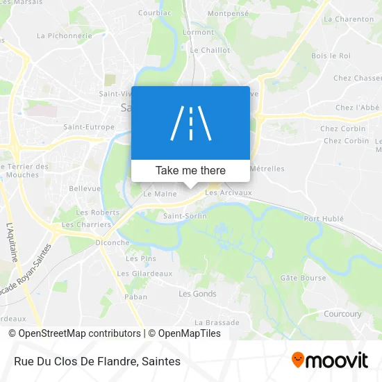 Rue Du Clos De Flandre map