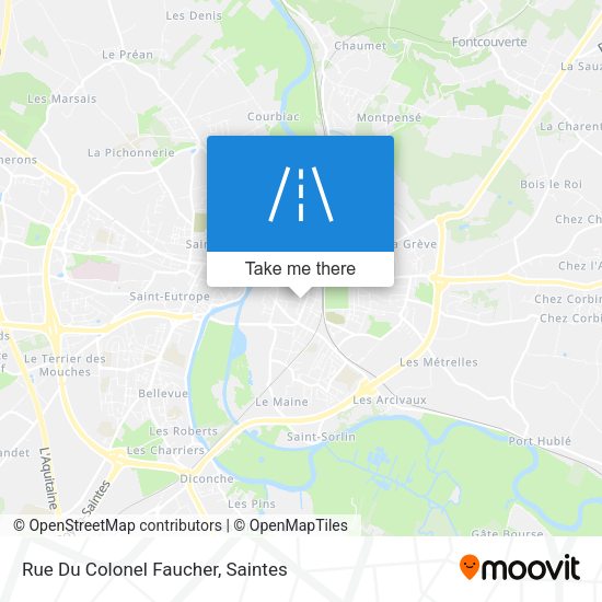 Rue Du Colonel Faucher map