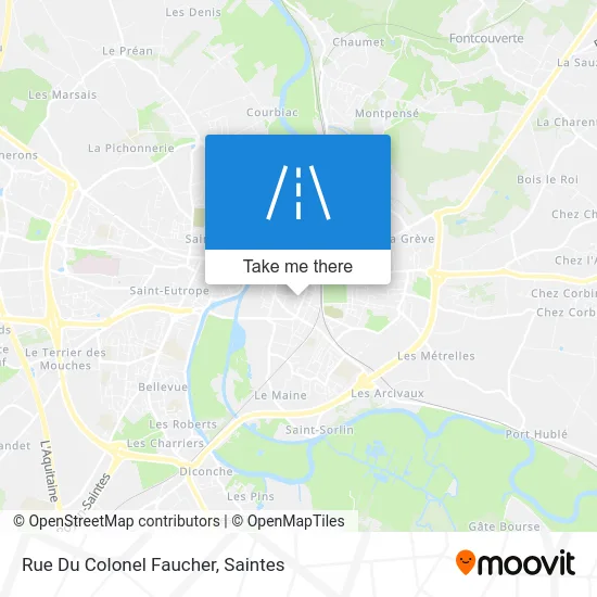 Rue Du Colonel Faucher map