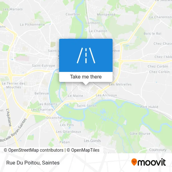 Rue Du Poitou map