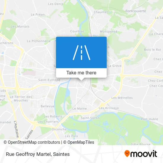 Rue Geoffroy Martel map