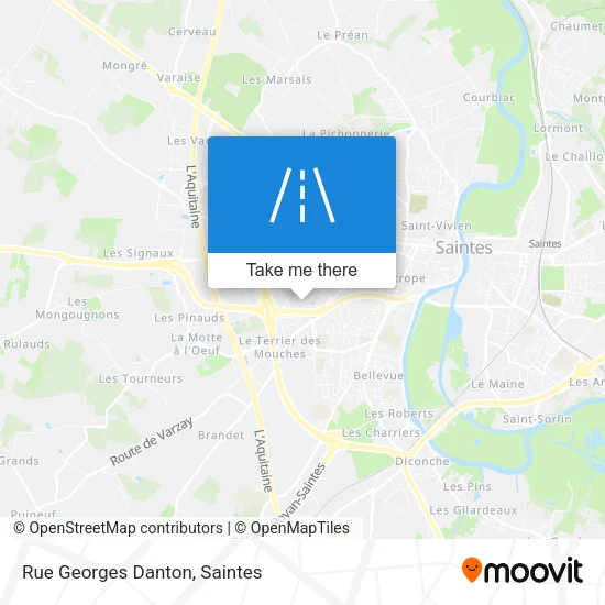 Rue Georges Danton map