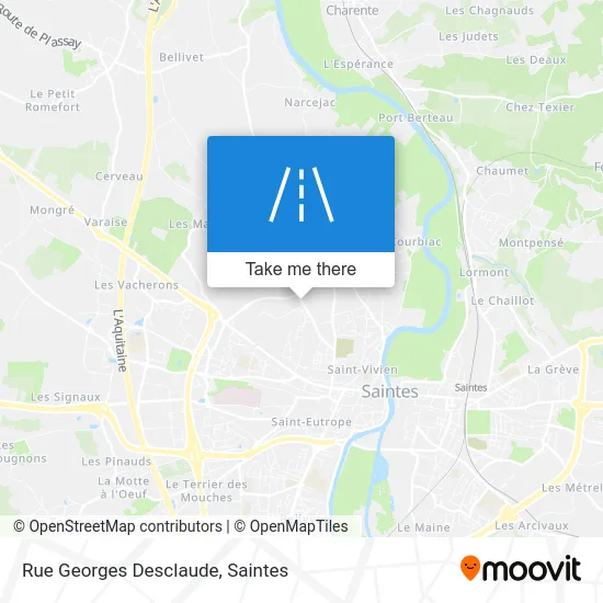 Rue Georges Desclaude map