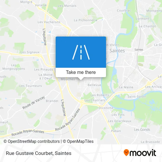 Rue Gustave Courbet map