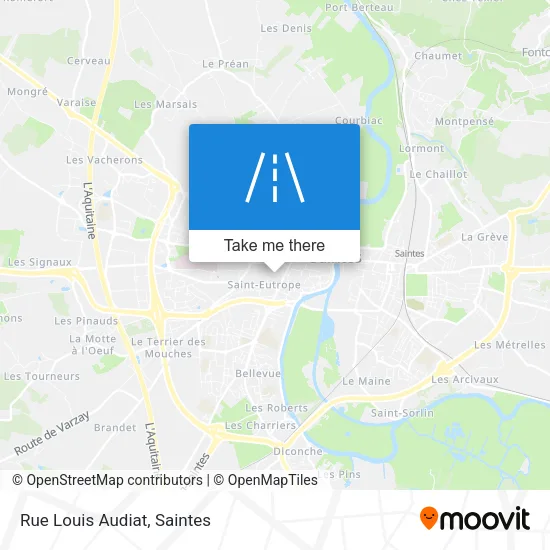 Rue Louis Audiat map